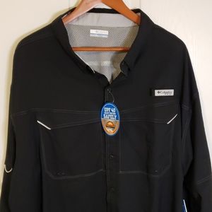 NWT Columbia Men's Omnishade button down Shirt